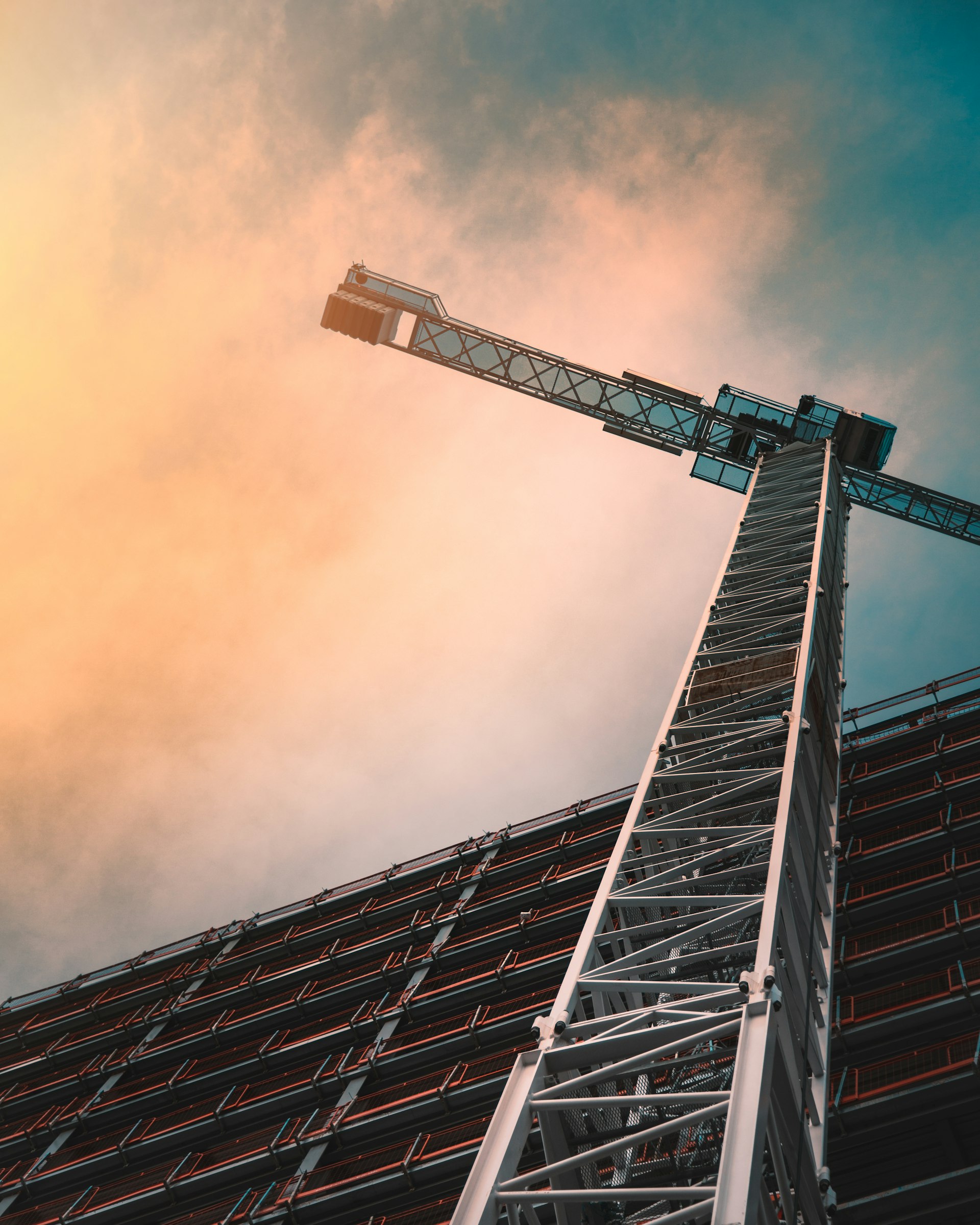 Commercial structure under construction