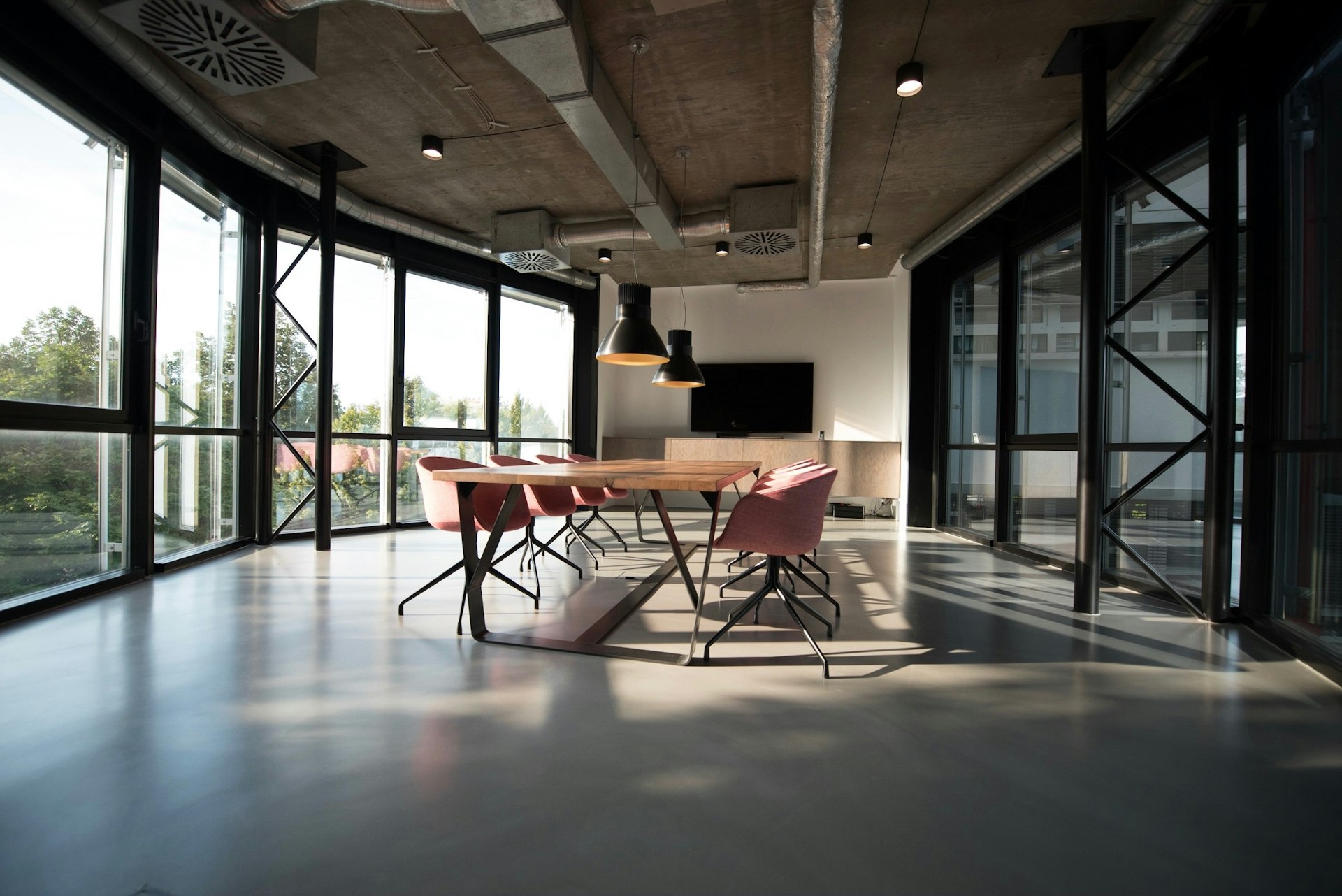Modern architectural interior